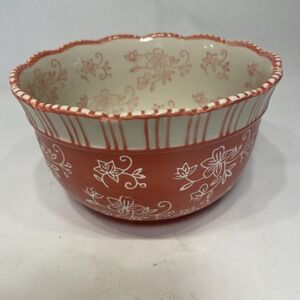 Temptations by Tara Floral Lace  1.25 Qt Serving Bowl